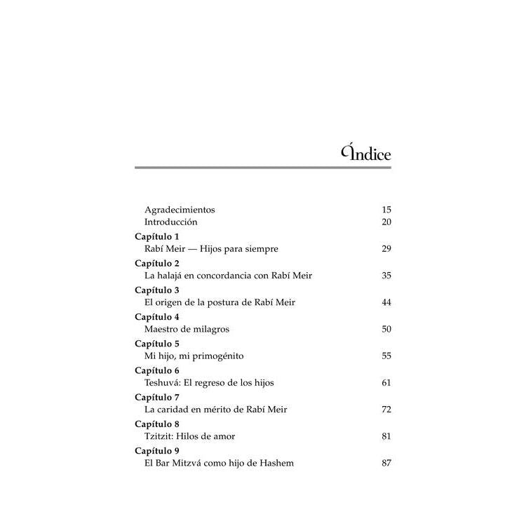 Rebbi Meir Baal Haness I Los Hijos Eternos de Hashem and the Eternal Children of Hashem - Spanish Edition The Worldview of the Tanna Rebbi Meir and Hashem's Infinite Love for the Jewish People