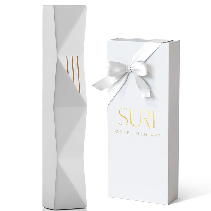 Wave Mezuzah – Flowing Concrete Design for Modern Jewish Homes By Suri Kosher $55 Parchment included