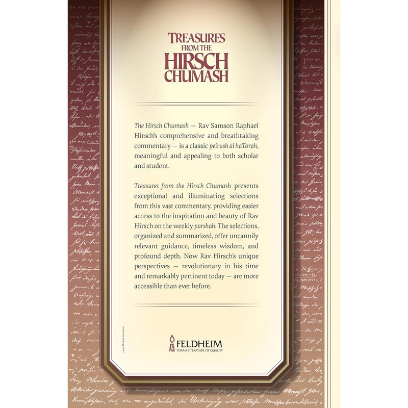 Treasures from the Hirsch Chumash 2 Volume Boxed Set