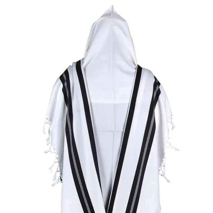 Ultra Lightweight Tallit Talis HaMefoar Lining Side Band Thick Avodat Yad Tzitzit Size 55