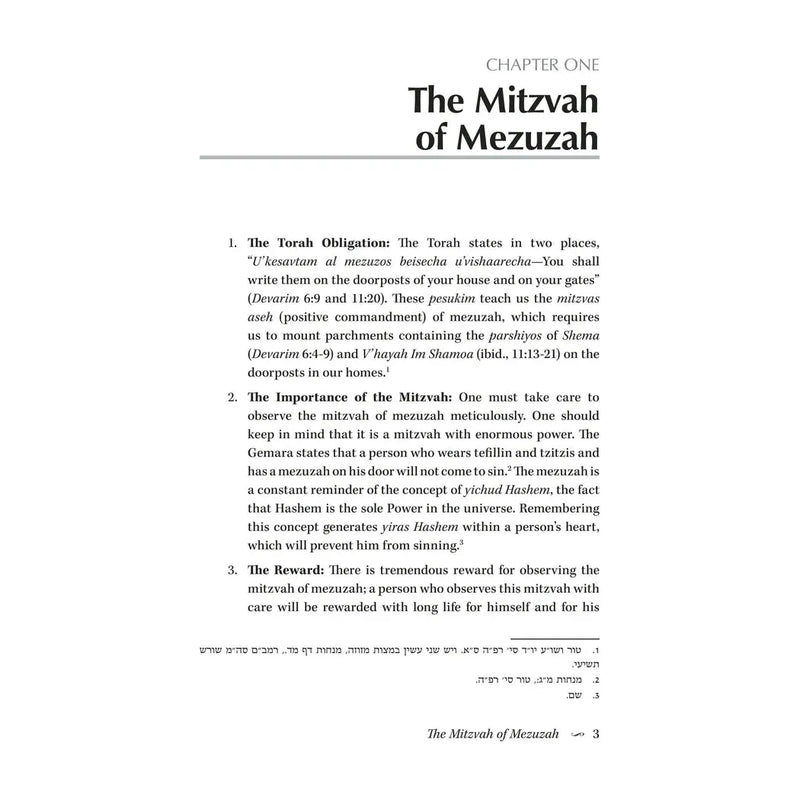 Ziv Hadeah: Guide to the Halachos of Mezuzah By Rabbi Zev Hofstedter