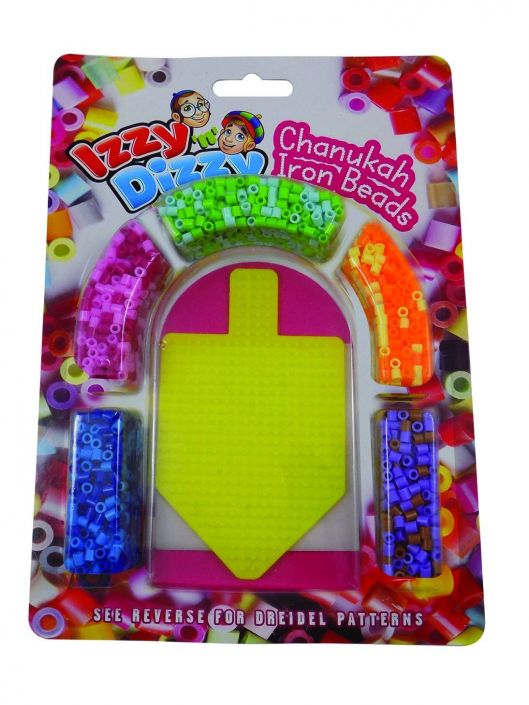 Chanukah Iron Beads Kit incl. Dreidel Pegboard Arts & Crafts Project by  Izzy 'n' Dizzy: Israel Book Shop