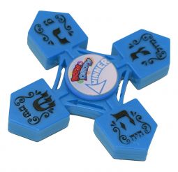 Dreidel Spinner Solid Assorted Colors Single Piece