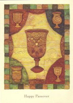 Artistic Passover Greeting Card "Elijah's Cup" By Michoel Muchnik Box of 10 Cards