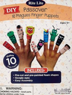 Ten Plagues Foam Finger Puppet Kit Set of 10