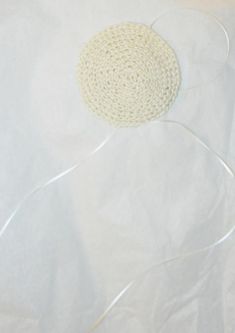 Baby Boy Off White Crochet Kippah / Yarmulke Custom Made